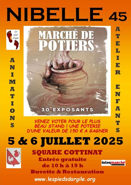 Marché Potier Nivelle 5 et 6 Juillet 2025