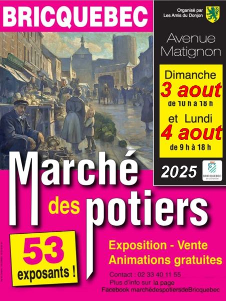 Marché des Potiers Afffiche Bricquebec